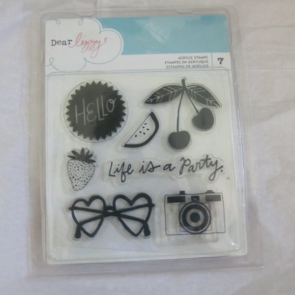 Rubber stamps and paper crimper hand held embossing craft tools. - Picture 4 of 6